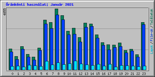 �r�nk�nti haszn�lat: Janu�r 2021