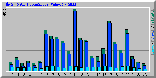 �r�nk�nti haszn�lat: Febru�r 2021